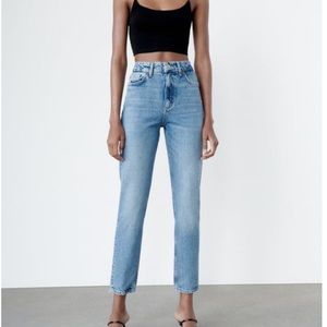 Zara High Rise Slim Jeans